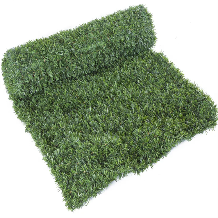Palm Leave Artificial Boxwood Fence Privacy Screen