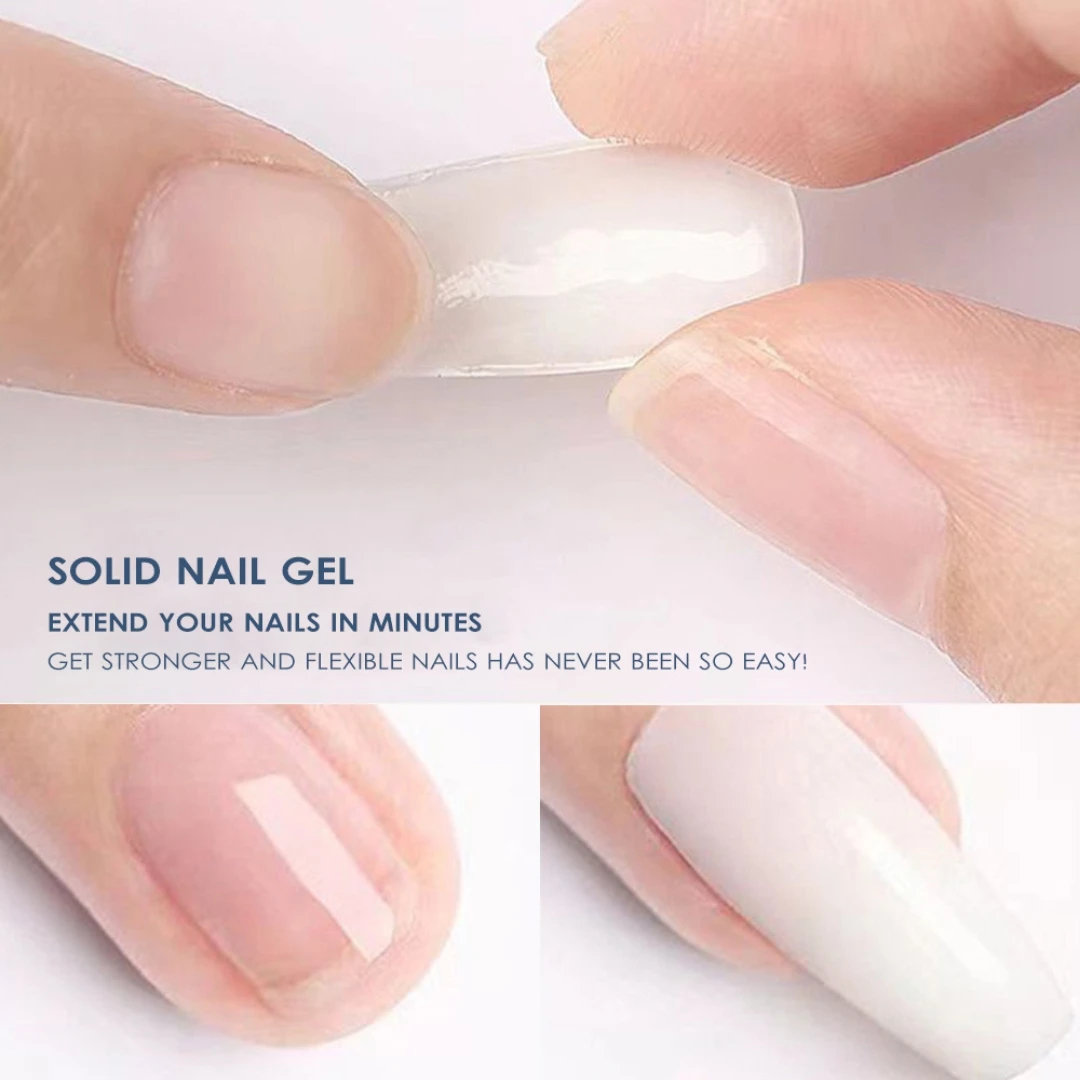 Private Label Color Hard Gel Uv Packaging Builder Nail Nude  Extend Gel Pot For Nails Soak Off Led/uv Gel Nail Art Manicure