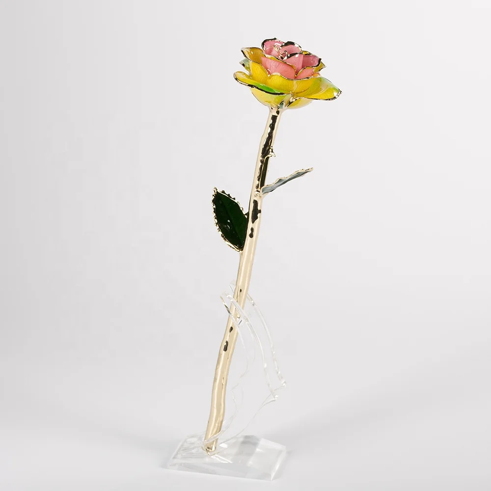 2024 updated 24k gold plated rose  valentine mother day gifts handmade preserved rose Eternal rose