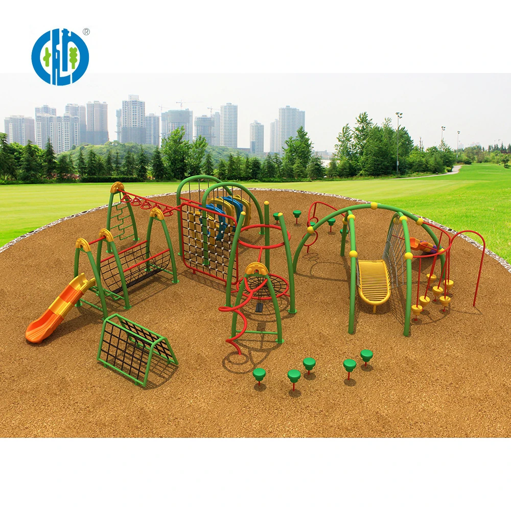 Children amusement park funny style physical training outdoor net playground