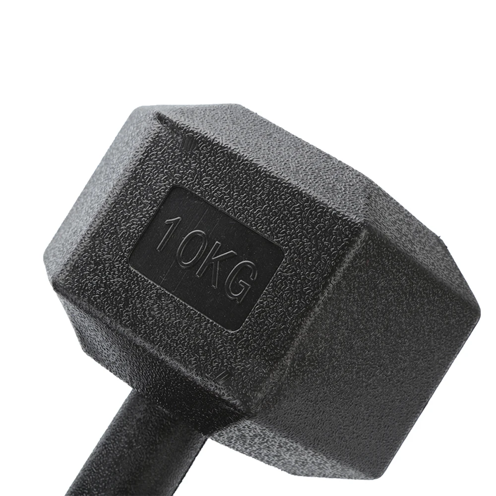 Custom Weights Home sport Workout Pvc Coated Iron Sand Filled Hex Dumbells In Pounds