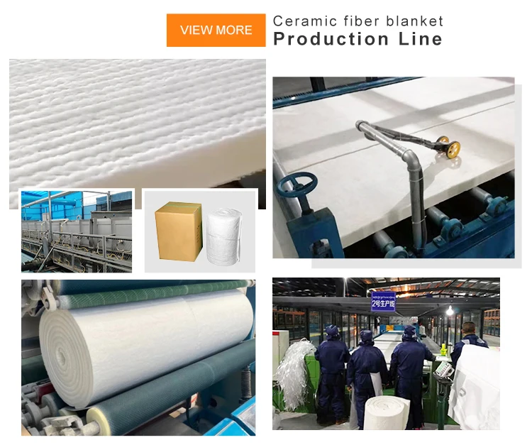 50mm Ceramic Fire Insulation Fiber Blanket Manufacturer For Glass Furnace