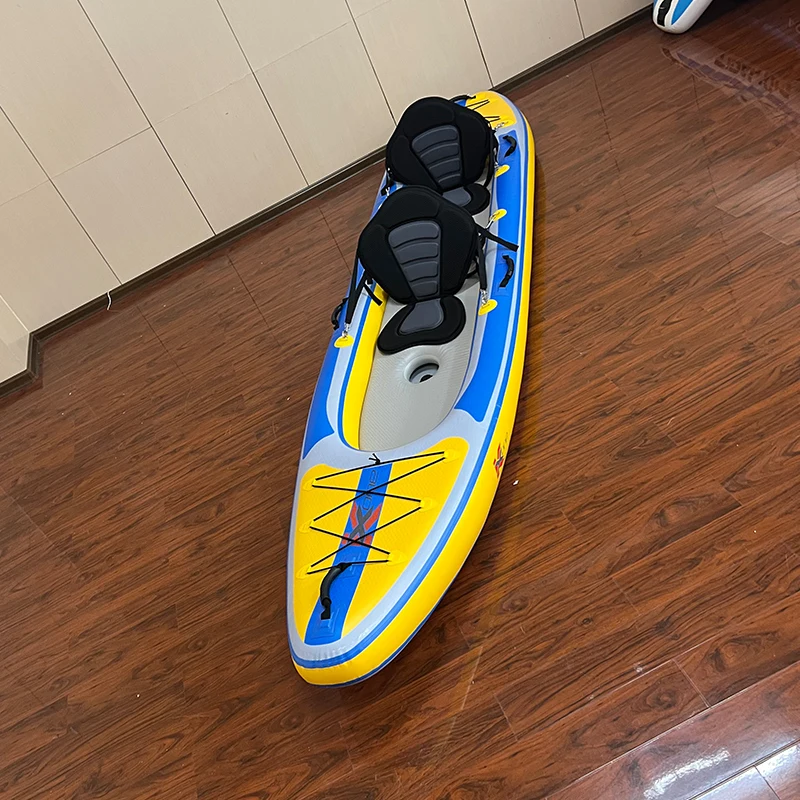 ZEBEC kxone Drifting Diving Dugout Raft Factory price 2 person Inflatable Kayak With Air Pump