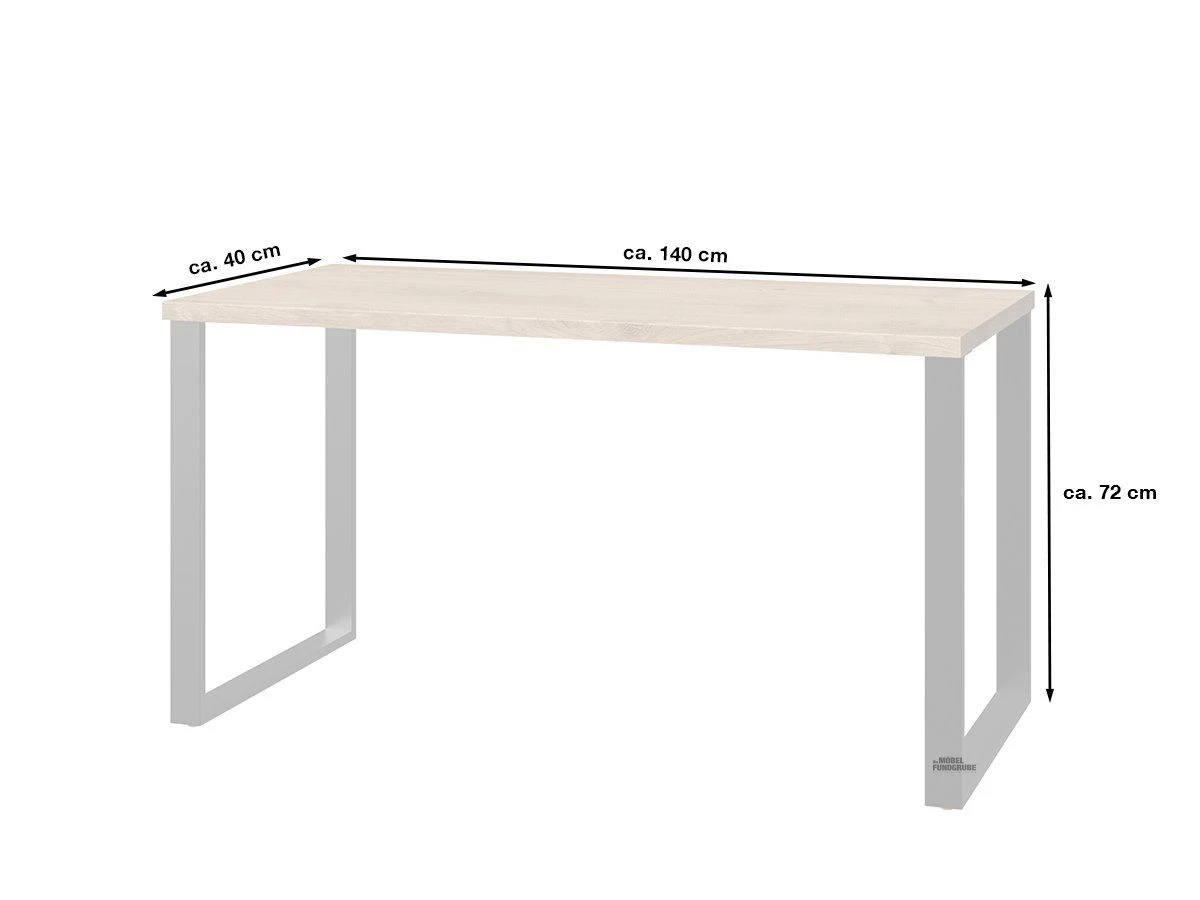 Metal Steel Base Home Single modern Office Desk Wooden Computer Table Desk