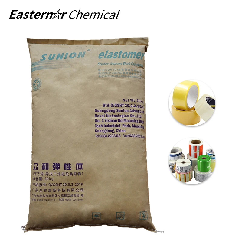 Термопластичный эластомер стирол Изопреновый стирол для ленты Этикетка клейкая крепированная бумага