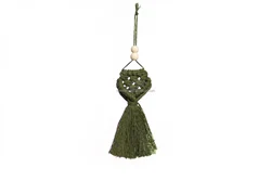 HANDMADE MINI MACRAME TASSELS FOR HOME DECORATION ANTIQUE COLOR