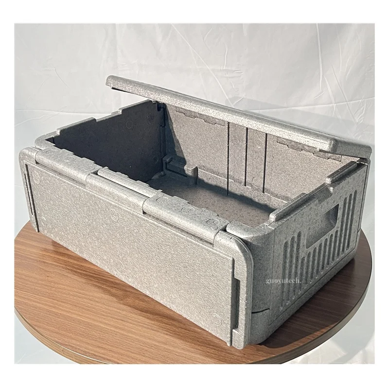 Outdoor camping Color Custom Portable Outdoor Food Delivery  Epp Foam Flip Box Cooler Box