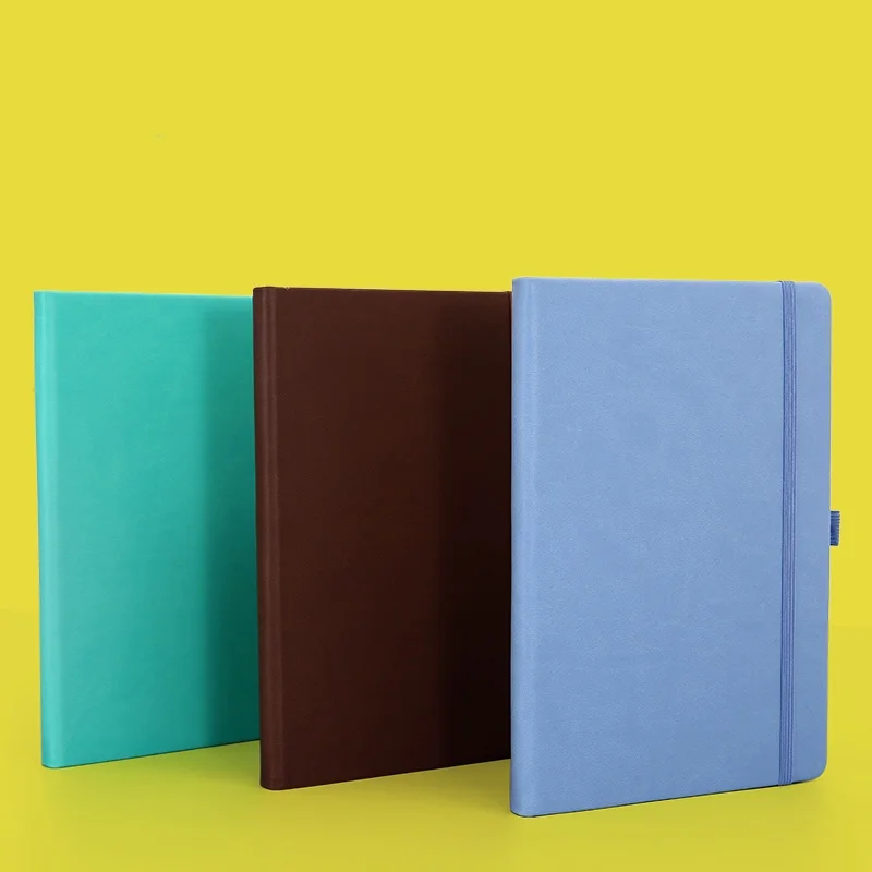 A4 Size 300 Pages Vintage Journal Portable Pu Leather Notebook Cute Diary With Elastic Band And Pen Holder