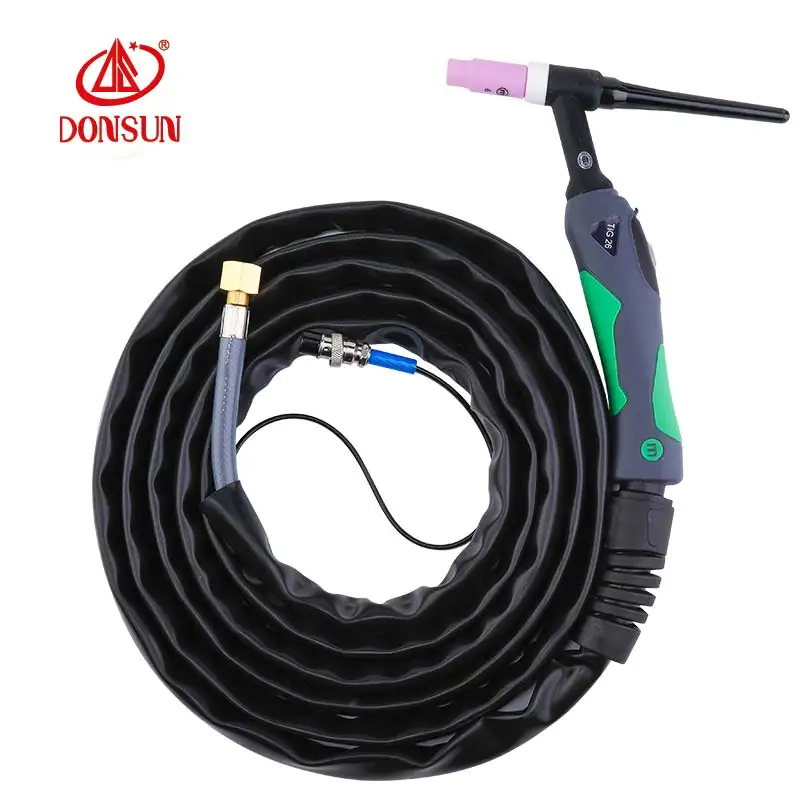 Welding Torch DONSUN M TIG26 welding torch, DC AC Pulse Inverter Gas Cooled WP26 Adjustable Tig Welding Torch