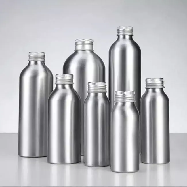 30 мл 50 100 200 250 500 Оптовая Продажа алюминиевая бутылка с алюминиевой крышкой