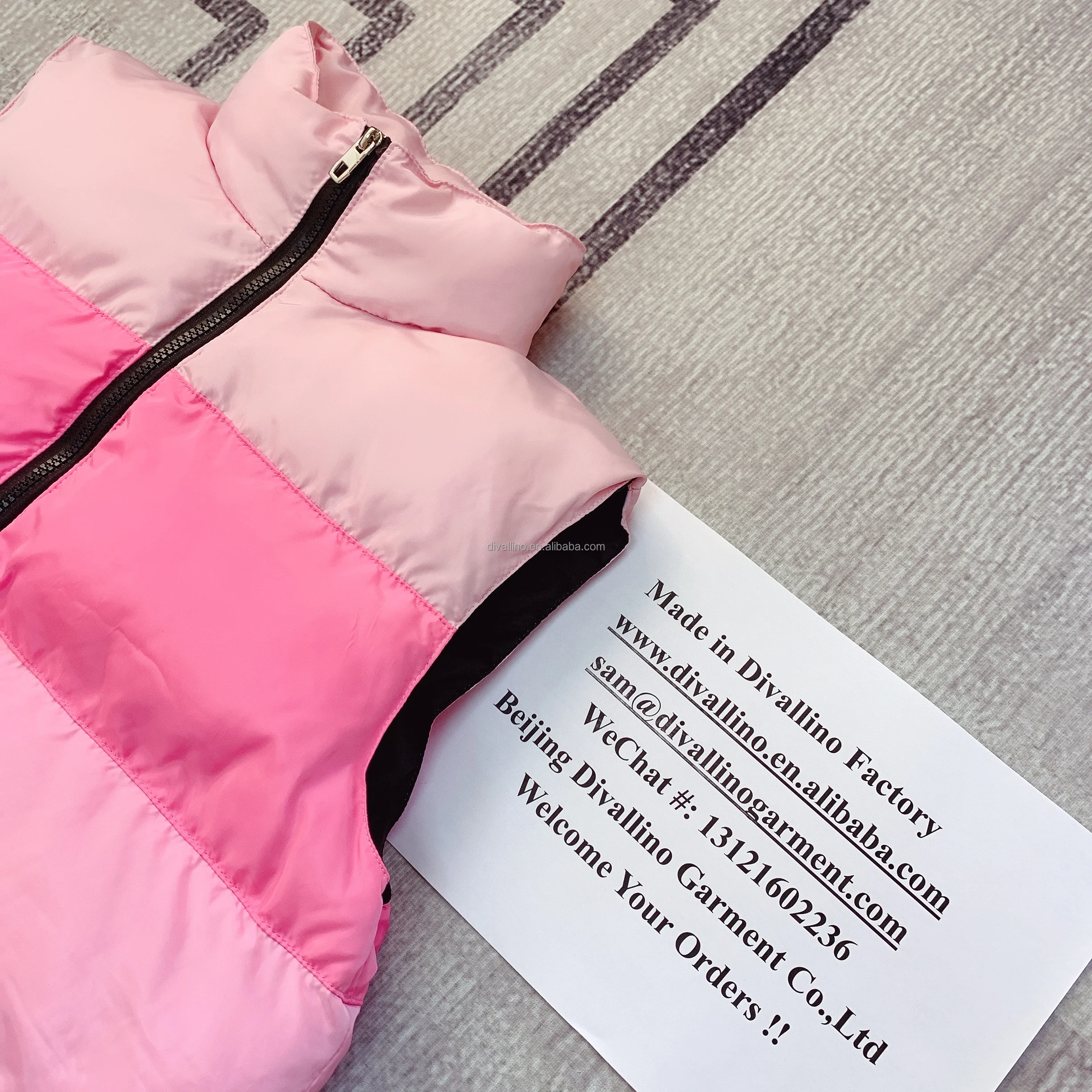 2024 HOT SALES!!  Factory of Winter Puffer Vest Down Feather Vest Multi-colored Vest with Lowest Wholesale Prices