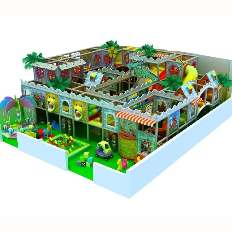Personalized jungle amusement park playground suit slide soft play area kids playground equipment, indoor kids playground
