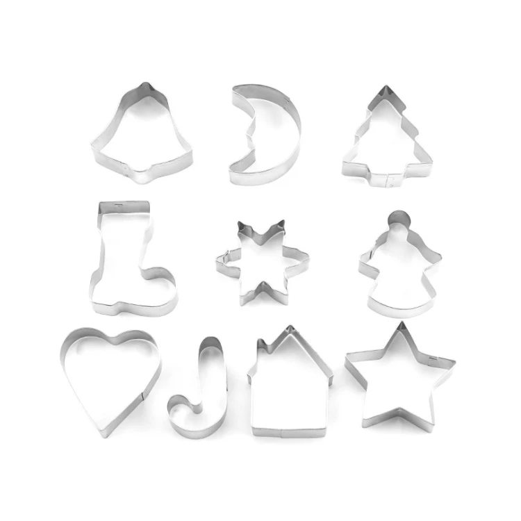 Bakeware Cookie Tools Stainless Steel Animal Christmas  Cookie Cutter