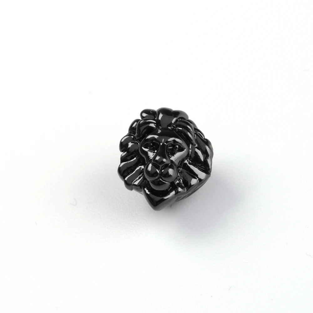 Бусина в форме головы льва микрозакрепка бусина из фианита антикварные медные бусины чистого циркония для изготовления ювелирных изделий браслетов ожерелий своими руками