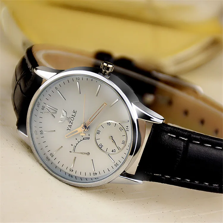 Yazole 314  Fashion Leisure Exquisite Quartz Watches Classic Easy Matching with Beautiful Decorated Small Dial Women Wristwatch