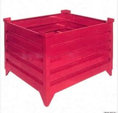 heavy duty industrial heavy steel pallet box metal welding steel gitterbox with high quality