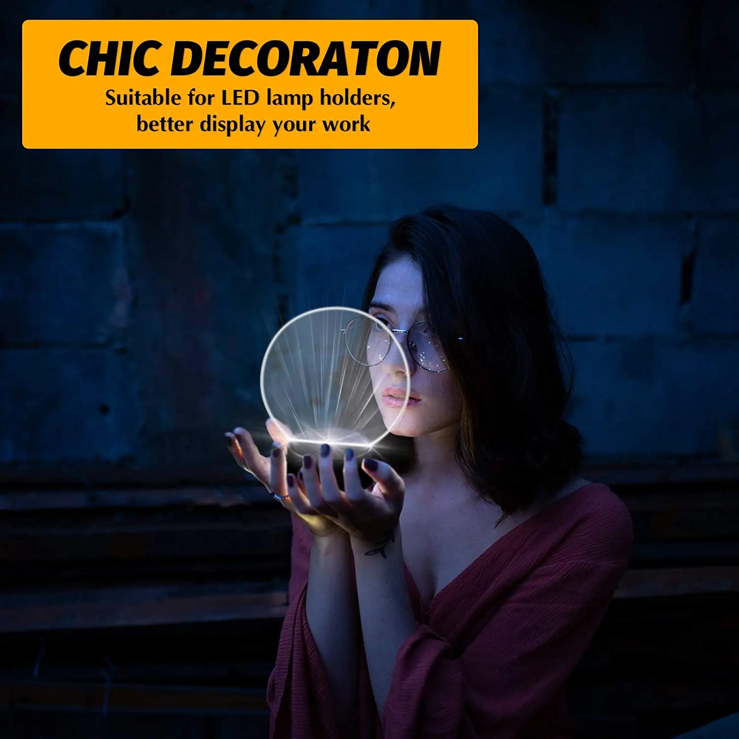 3D Signs illusion Night Lamp LED Lighting Base For Acrylic 16 colors touch control 3D LED Night Light Base Creative