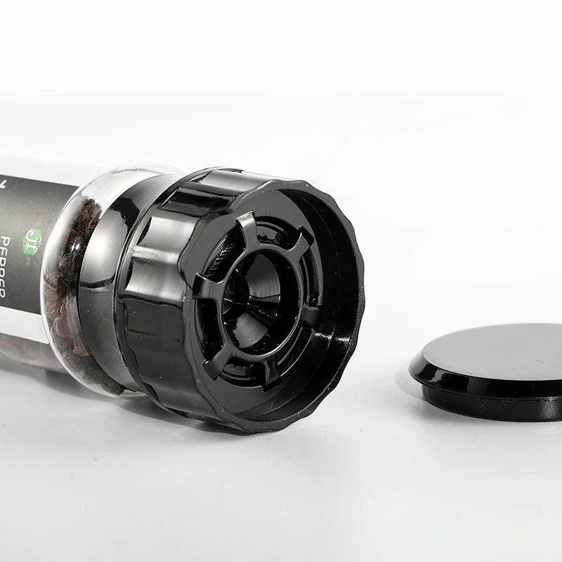 Hot Products 80Ml 90Ml 100Ml 250Ml 225Ml Salt Mill Plastic Spice Bottle Pepper Spice Jars Grinder Mill Set For Kitchen