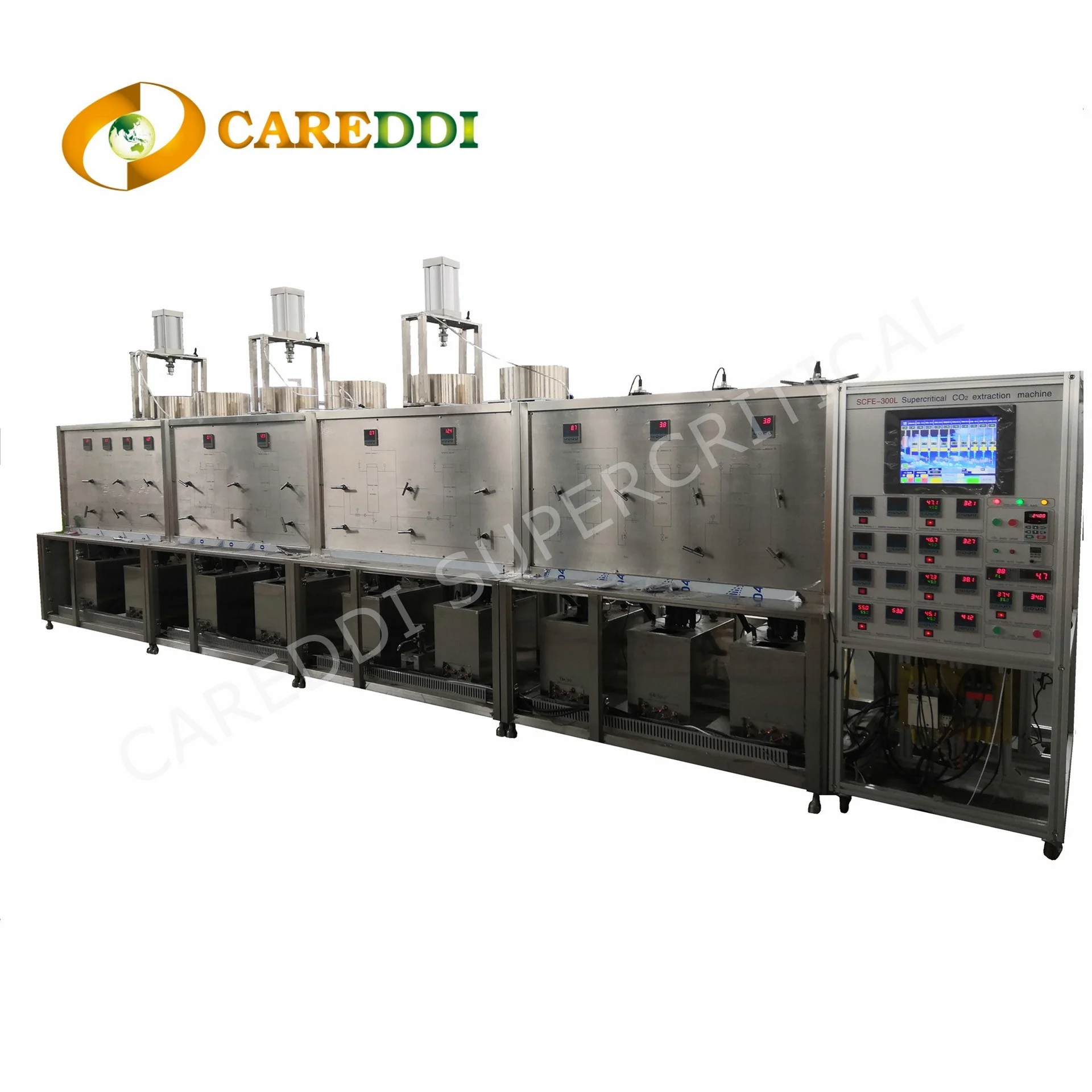 Промышленная супер критическая машина для экстракции CO2 для высококачественного конопляного масла CBD, модель 300L(150Lx2)