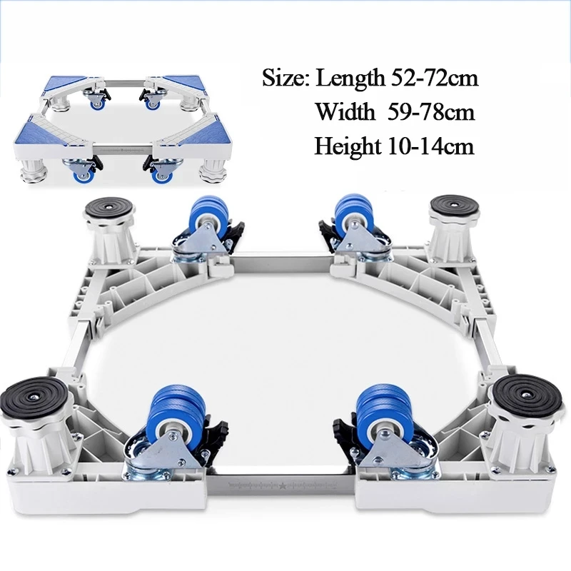 washing machine stand movable adjustable Universal Mobile fridge stand Refrigerator Floor Trolley Base with wheels