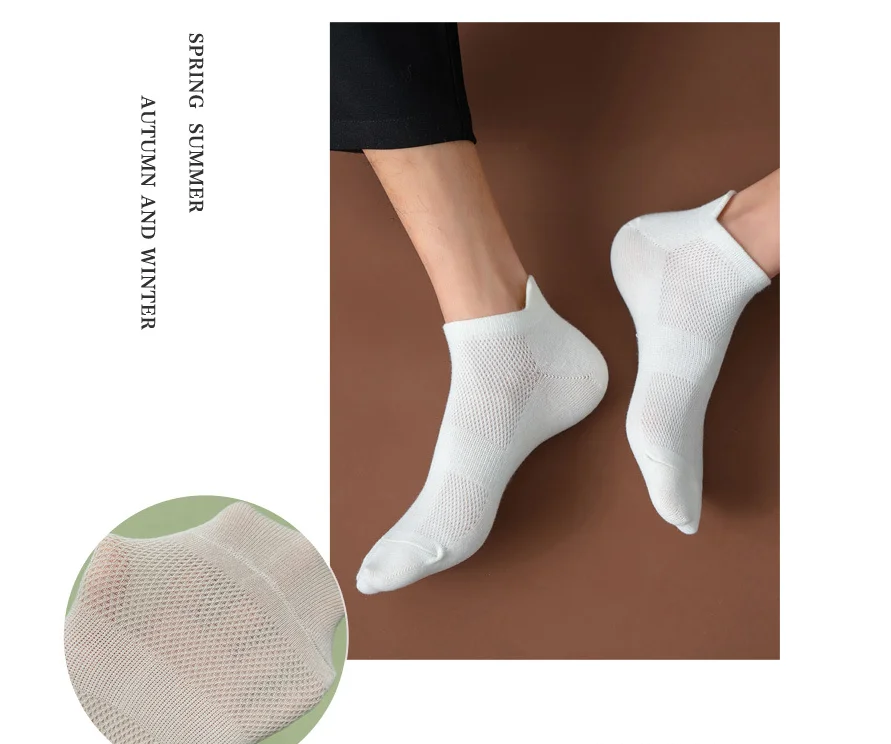 New Wholesale Custom Logo Plain Color Breathable Low Cut Women Unisex Men Sport Ankle Socks