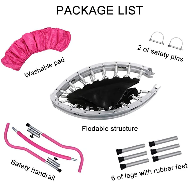  Indoor Fitness Exercise mini trampoline hot sales kids outdoor single bungee
