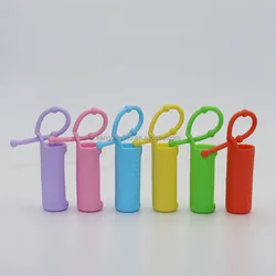 Colorful Silicone Protective Carrying Holder Case for 10ml Essential Oil Bottle