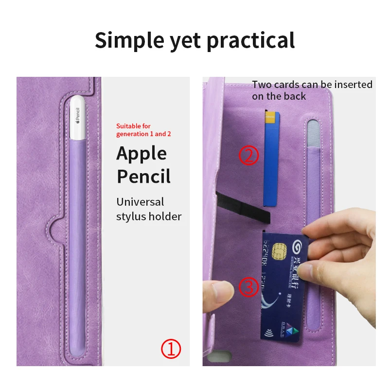 2022 Hanman Flip Leather Book Tablet Case for Samsung Galaxy Tab A 10.1 2019 T510 T515 for ipad 3 4 5