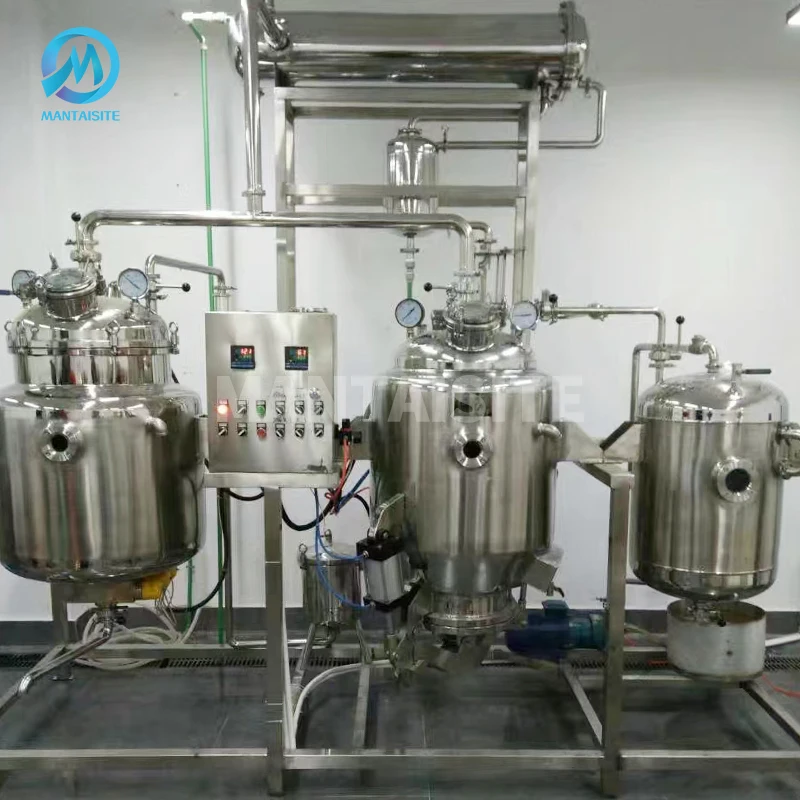 Fruit Juice Concentration Machine Vacuum Evaporator Jam Concentrator Food Grade Milk Honey Water Alcohol Oil Evaporation