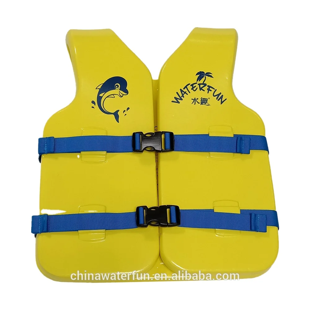 New Design Multi-Size PVC Foam Kids Life Jacket Vinyl Coated NBR for Water Park Use