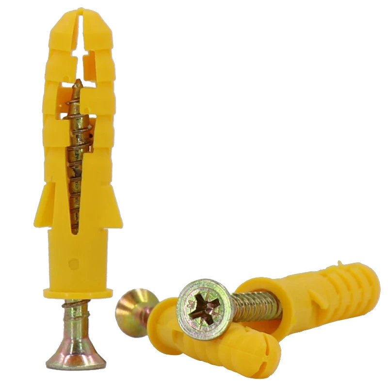 HYSTIC Self-Tapping Screw Small Yellow Croaker Plastic Expansion Tube Heavy Industry Rubber Plug Bolt Expansion Plug