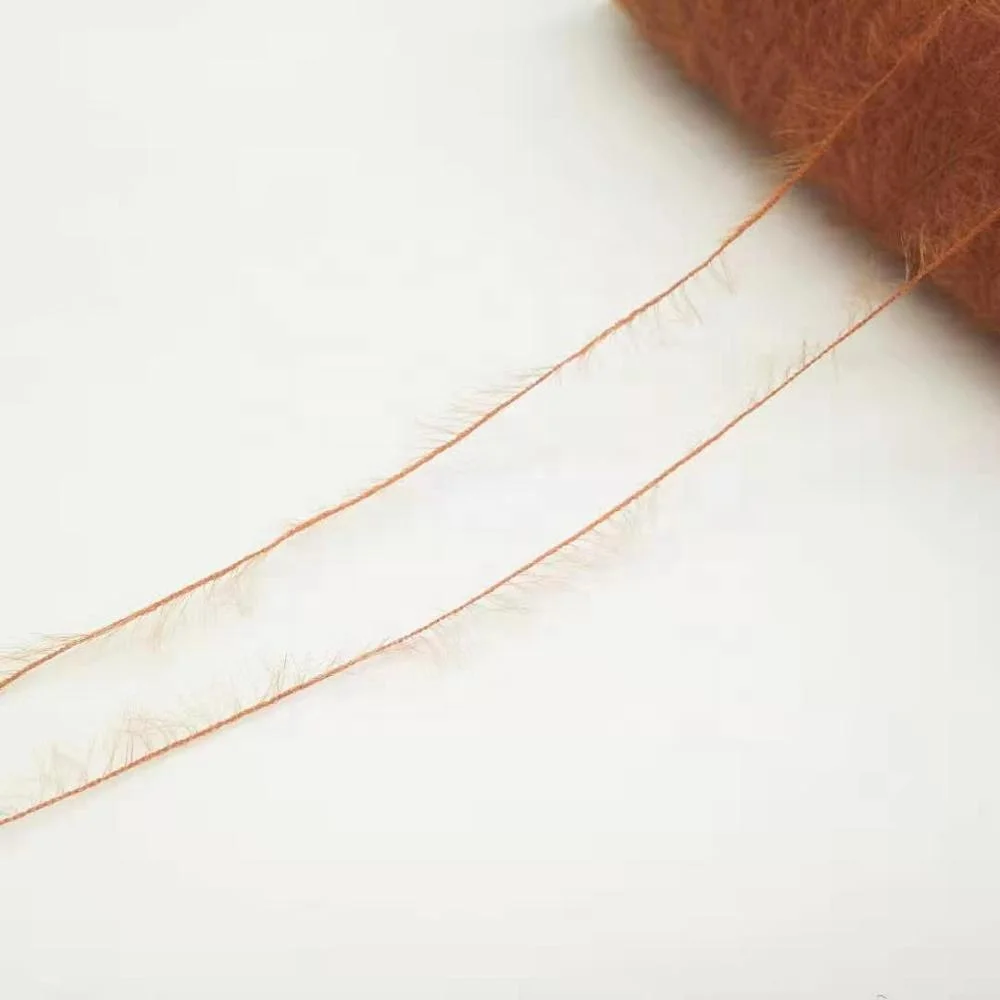 
Crochet yarn feathers yarn patterns manufacturer of Chinese fancy yarn production base 100% nylon knitting for garments 