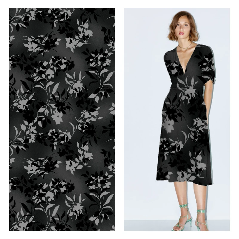 Chinese woven textile manufacture milk silk fabric polyester high quality upholstery garment fabric