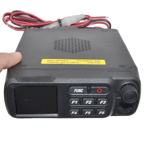 Anytalk CB Mobile Radio 27MHz Mobile Car transceiver CB-27 AM FM15W 20W vehicle mounted walkie talkie with base station