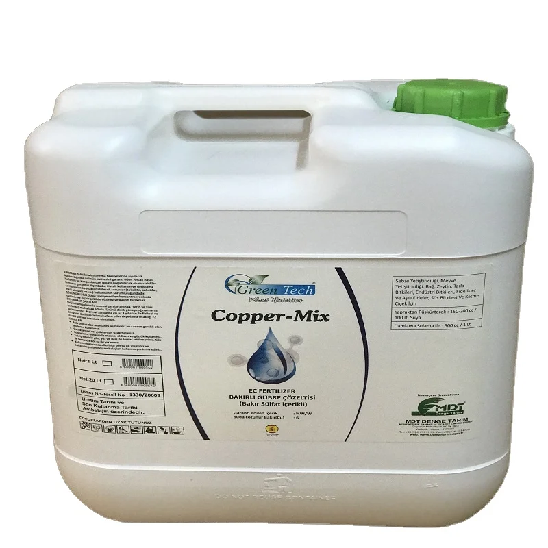 Green Tech copper-Mix  - Liquid Fertilizer - Liquid Seaweed - Biostimulants - Organic Fertilizer