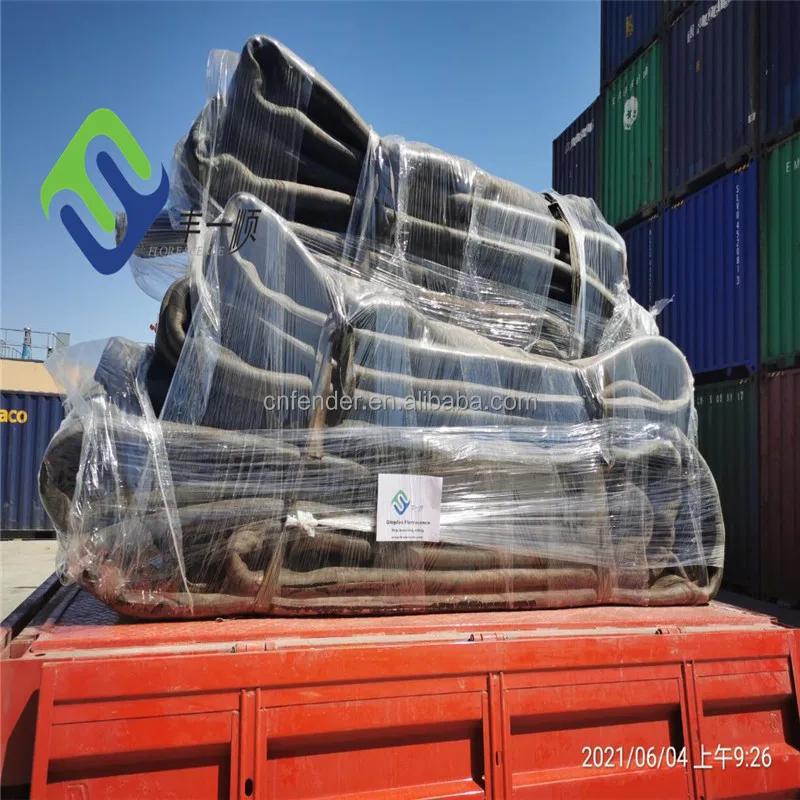 heavy duty ship launching salvage marine dock marinated ship rubber airbag