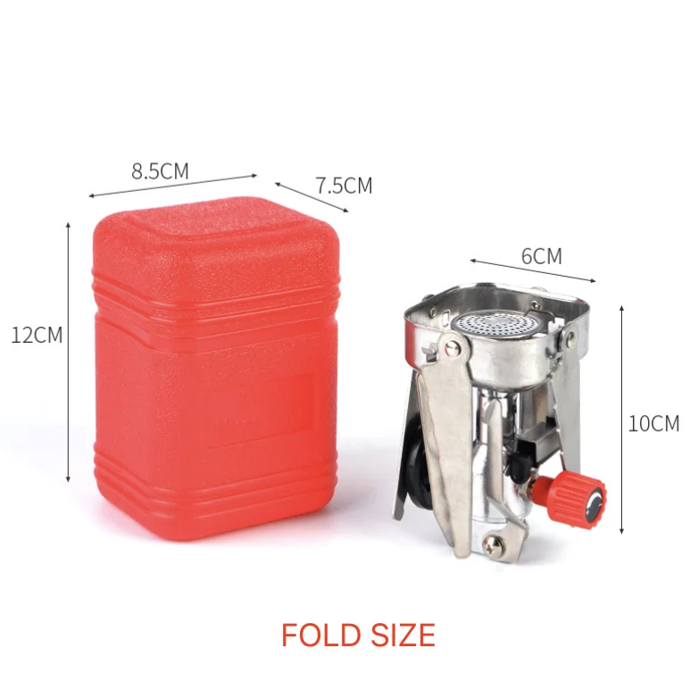 Outdoor Mini Portable Camping Gas Stove Folding Camping Stove Applicable to Long Gas Tank