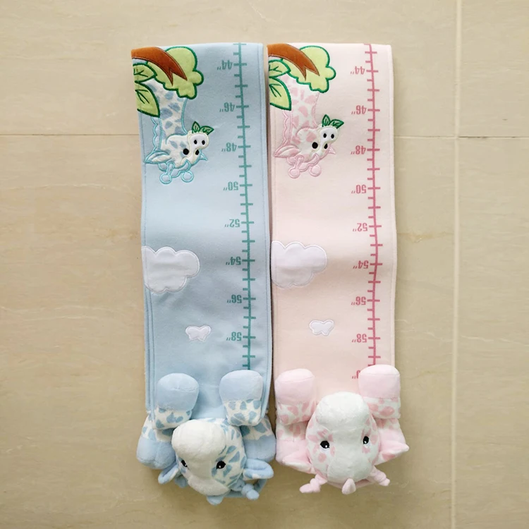 baby height measure ruler stuffed plush toy infant growth ruler height chart