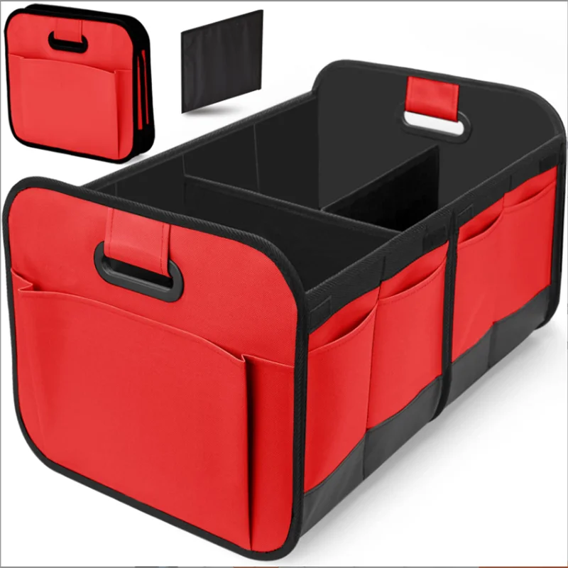 Large capacity foldable car trunk storage box Car storage bag Oxford fabric organizer supplies