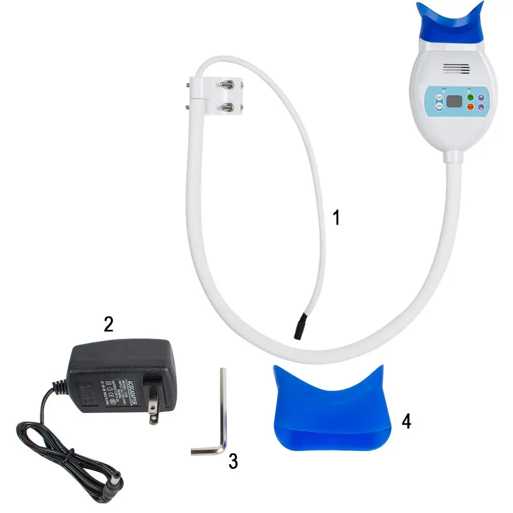 Dental Mobile Tooth Teeth Whitening Machine LED Light Lamp Bleaching Accelerator Holding on Dental Chair Type 2