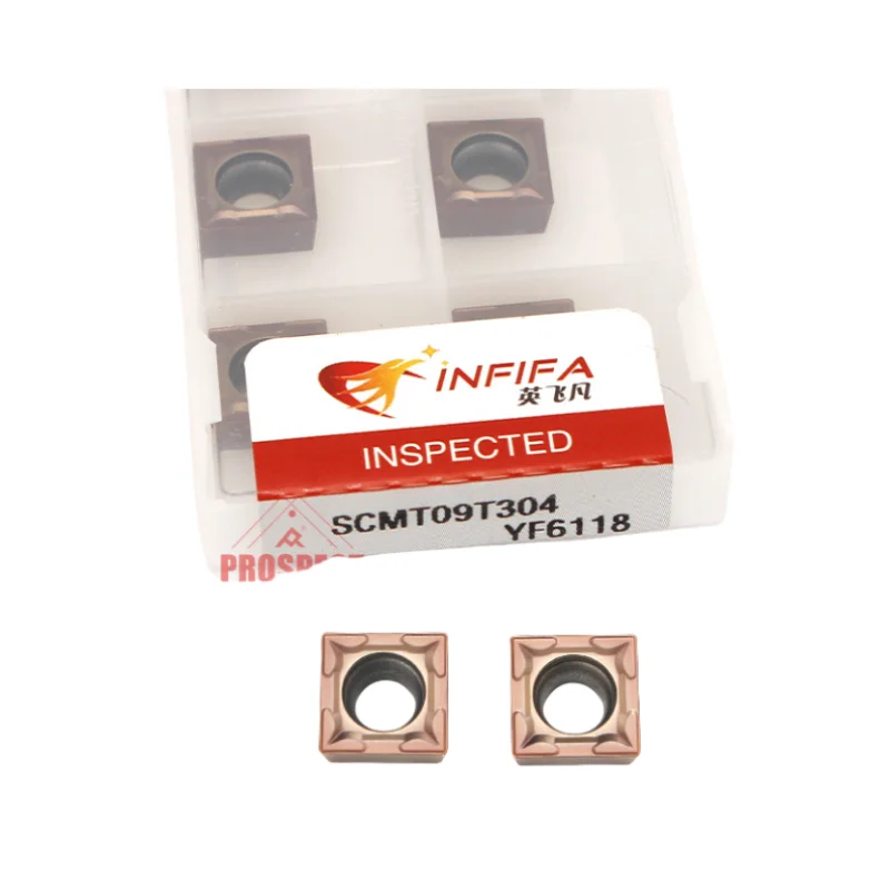 SCMT  SCMT09T308/SCMT09T304 YF6118 cnc turning parts machinery turning tool insert carbide cutting tools inserts
