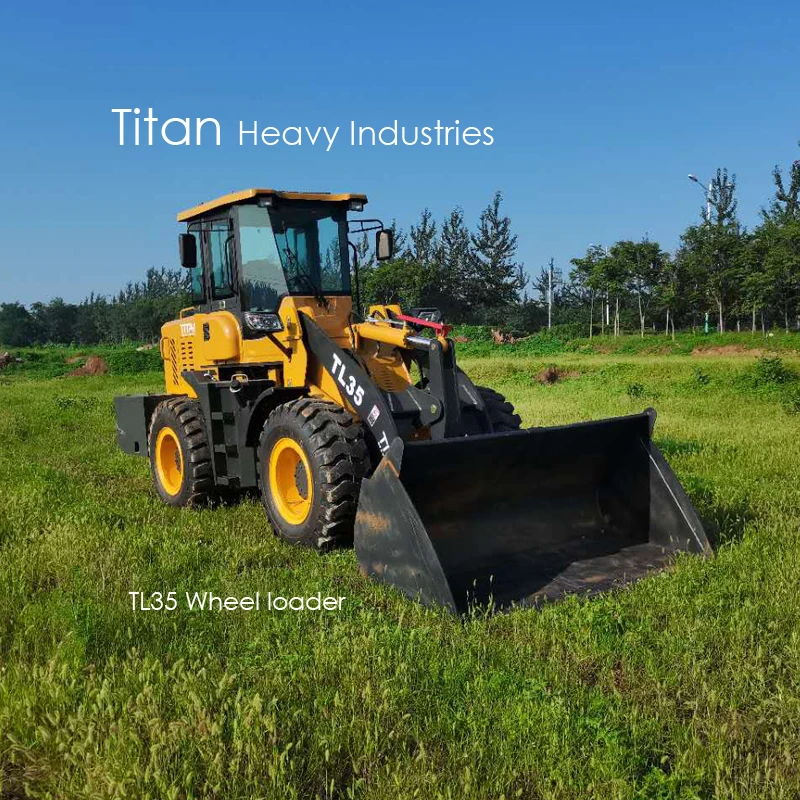 weihai titan heavy machinery underground diesel engine chiniese capacity bucket  zl35 wheel loader with automatic transmission