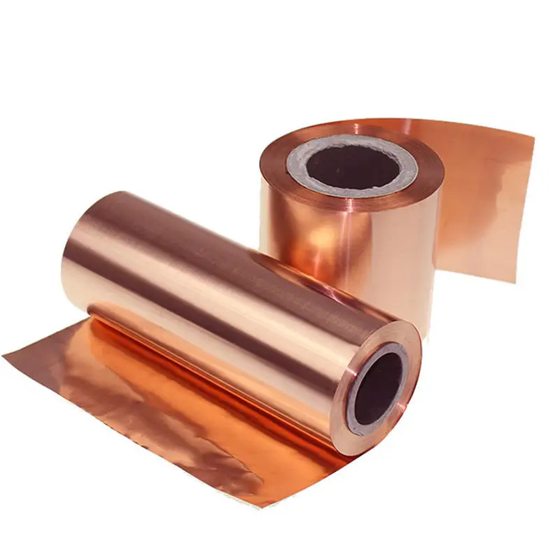 99.99% Copper Foil 0.1mm-10mm Copper Foil For Battery Copper Strip Coil Manufacturer