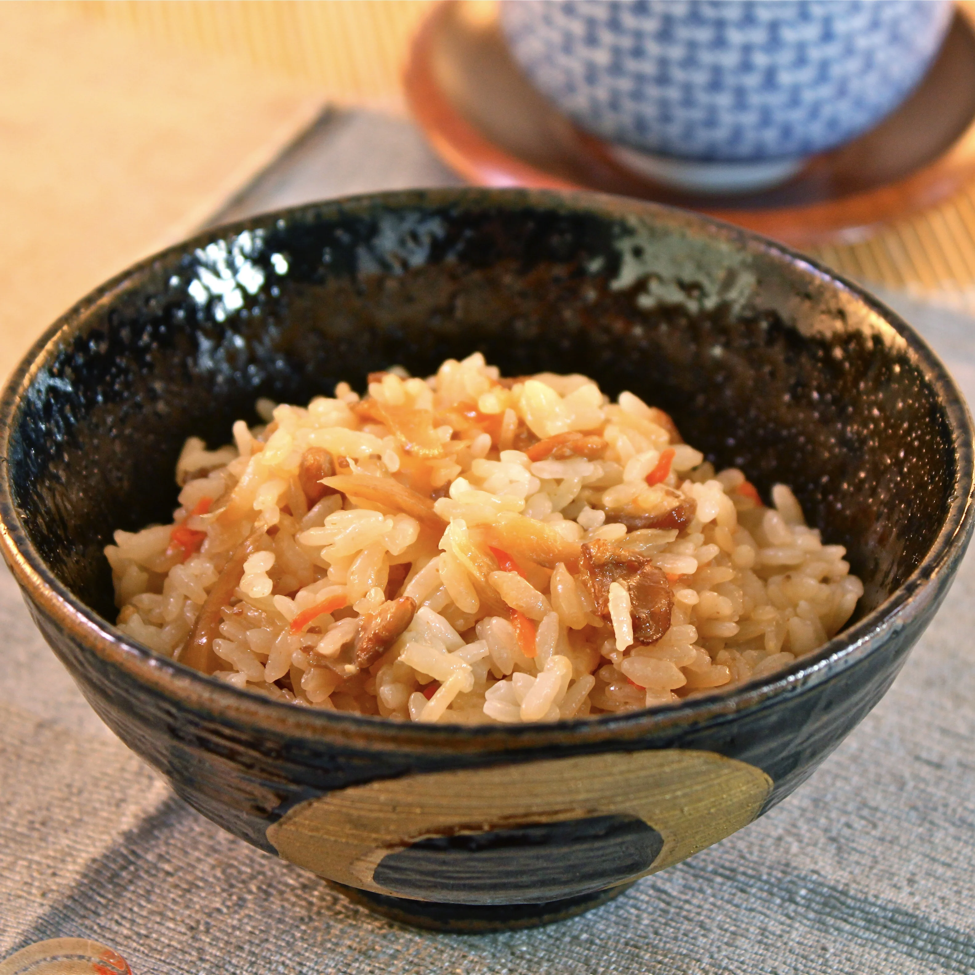 Authentic hakata hanmidori chicken rice japanese frozen cooked rice