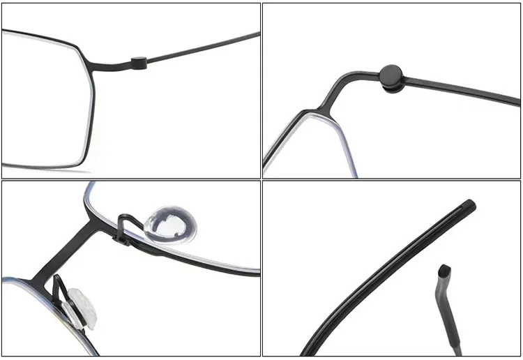 Osicare 5509 Luxury Brand Lenses Prescription Frames Men Ladies Powerlens Eye glasses Eyeglass Frame Titanium Glass Read Frames