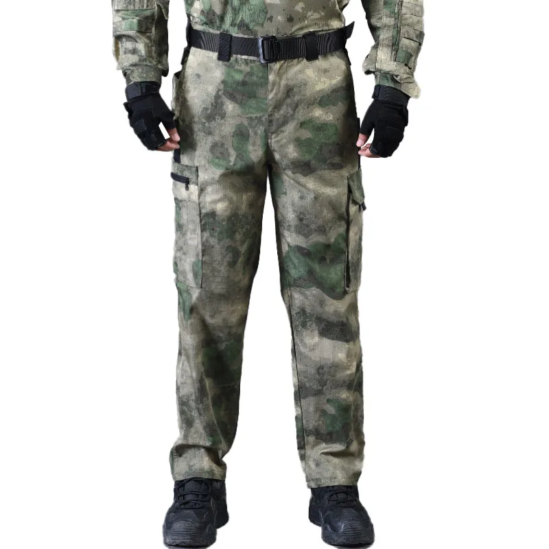 Doublesafe Jeans Camo Cargo Pants Men Cargo Pants with Side Pockets Pantalon Tactique Tactical Combat Pants Men Trousers