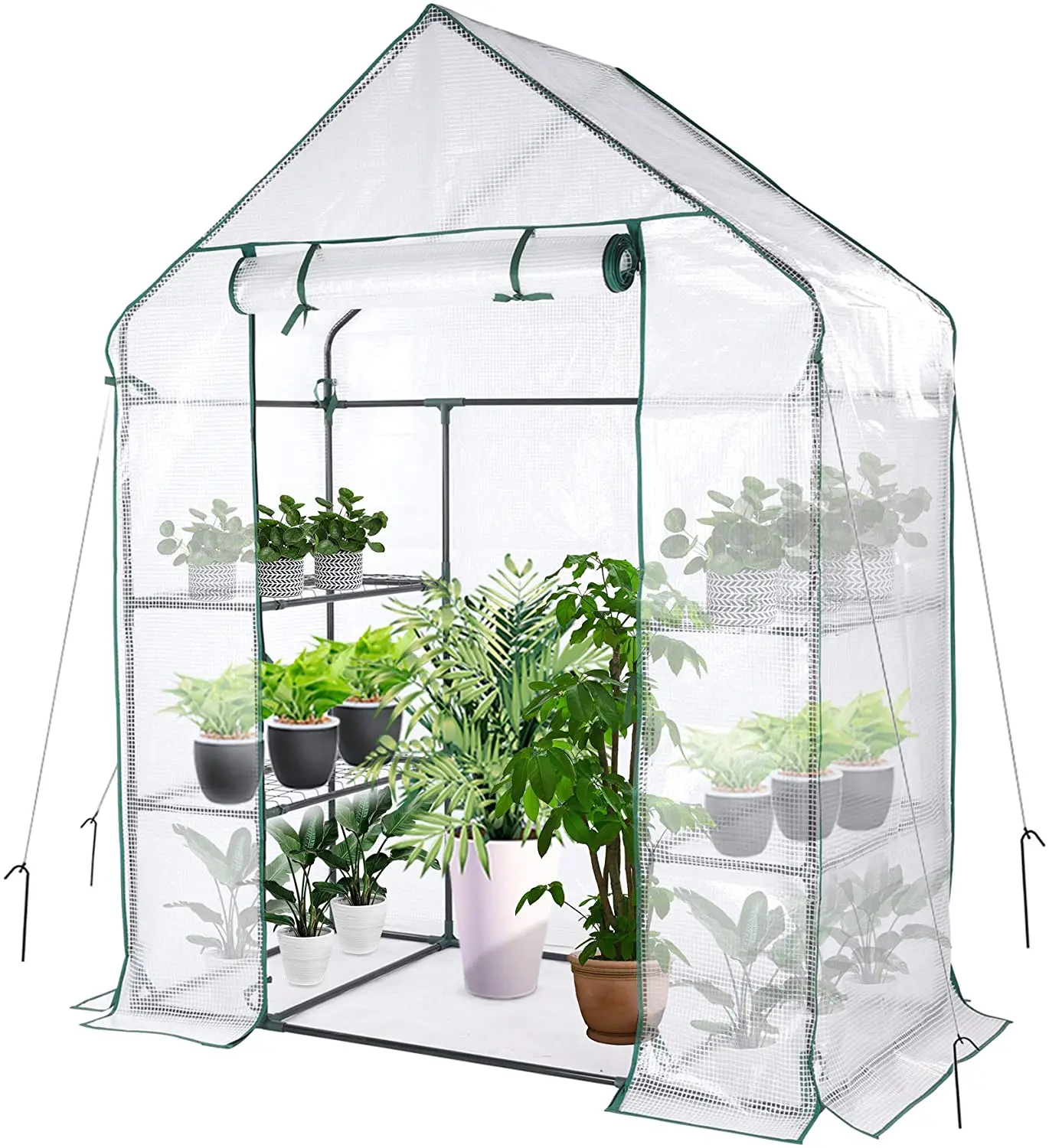 greenhouse  garden flower shed flower rack botany plant spire transparent windbreak household outdoor cold proof