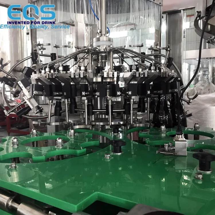 Automatic Linear Type Wine Bottling Line Champagne Wine Corking Machine