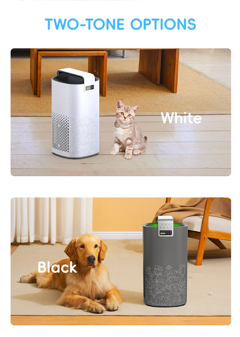 JNUO wholesale price portable air purifier with HEPA Filter Anti-Bacteria Pet Dander Air Purifier