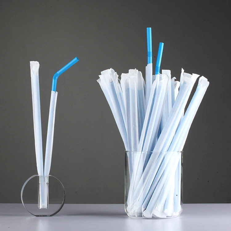 100% Biodegradable Compostable drinking no plastic corn starch eco pla straw in stock